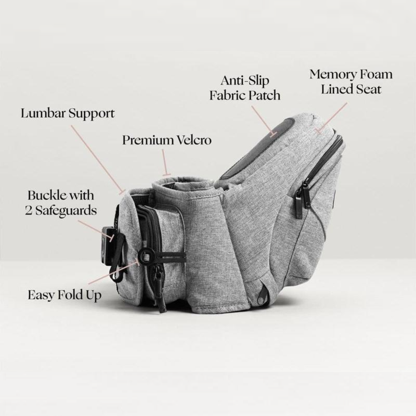 HavenCarry™ Ergonomic Hip Seat Carrier